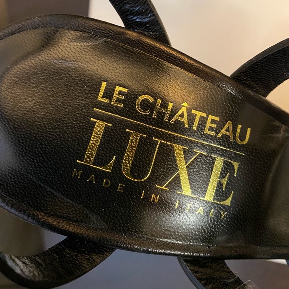 Black strappy heels. Brand new. Size 8. Le Chateau - Picture 6 of 8